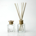 high end transparent cosmetic packaging empty reed glass diffuser bottle